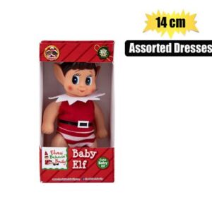 Xmas elf baby doll assorted